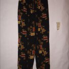 Bonnie Boynton Sheer Casual Pants size L Stretch waist