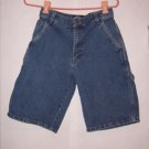 Boy's First Wave Blue Denim Jean Shorts Size 18