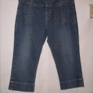Levi Strauss Signature Denim Jean Capris size 8 EUC