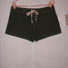 Catalina Green Cotton Short Shorts Size L NWT
