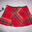 Girl's Ralph Lauren Essentials Plaid Skort size 12 NWT
