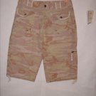 CATO light camo Cargo Pant Capris Size 12 Mid Rise