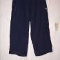 Adidas Blue Athletic Pant capris size XL Blue with Baby blue stripes