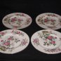 Wedgwood Charnwood Fine China WD-3984 8" Salad Plate Set of 4 Good Condition