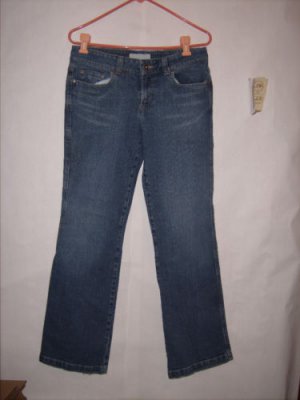 Maurices Sophie Boot Distressed Denim Jeans size 3/4 Reg