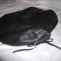 New Leather Black Beret with leather tie