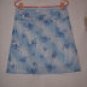 Exact Change Blue floral Print Cotton skirt with lining Size 11 Juniors