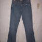 Levi's 515 Boot Cut Distressed Blue denim Jeans size 6 long