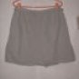 L.L. Bean Grean plaid Cotton Skort size 14 Reg with Tie Belt