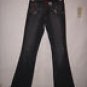 Red Ox Classic Wear Jeans Distressed Blue Denim Jeans Low rise Boot cut Size 7/8