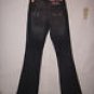 Red Ox Classic Wear Jeans Distressed Blue Denim Jeans Low rise Boot cut Size 7/8