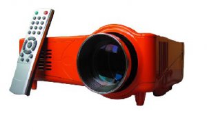 Portable hd led home theatre projector with HDMI