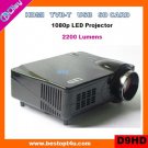 Portable mini led projector HDMI 1080p with USB/SD reader (D9HD)