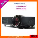 Portable mini led projector support HDMI 1080p (D9H)