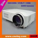 Cheap led home theater projector with DVB-T/USB/Record function (D9HR)
