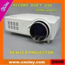 Portable mini led tv projector with DVB-T/USB/Record function (D9HR)