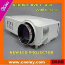 Promotion! Cheap digital tv projector with DVB-T/USB/SD (D9HR)