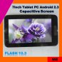 7inch capacitive screen tablet pc built in 3g (M8)