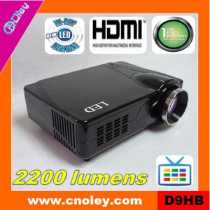 hot selling home led projector 1080p with HDMI and tv tuner, without Scart(D9HB)