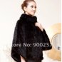 Gorgeous Genuine REAL Hand Knited Mink Fur Shawl