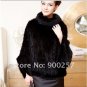 Gorgeous Genuine REAL Hand Knited Mink Fur Shawl