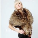 Genuine Whole Hide Real Racoon Fur Scarf/Shawl Luxury!