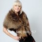Genuine Whole Hide Real Racoon Fur Scarf/Shawl Luxury!