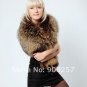 Genuine Whole Hide Real Racoon Fur Scarf/Shawl Luxury!