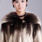 BEAUTIFUL, GENUINE REAL HOODED MINK FUR STROLLER