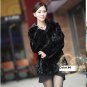 Top Qulity, Luxury, Genuine Real Mink Fur Coat / Jacket, Orange, L