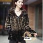 Top Qulity, Luxury, Genuine Real Mink Fur Coat / Jacket, Black, L