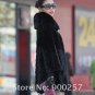 Genuine Real Rex Rabbit & Pieced Mink Fur Coat XL