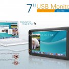 7 inch USB Powered TFT LCD Monitor - USB for VGA input - Touch Screen option