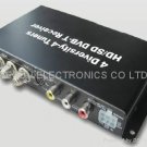 4 Diversity 4 Tuner HD MPEG-4 H.264 SD DVB-T TV Tuner for Car