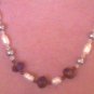 Artisan freshwater pearl and Swarovski crystal jewelry set