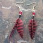Feather earrings