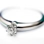 TIFFANY & Co. Platinum .20ct Diamond Engagement Ring