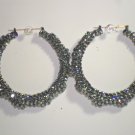 Swarovski Crystal Bamboo Earrings Black Diamond On Sale Lowest Price