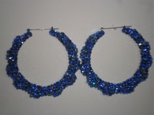 Blue-Berrys - Swarovski Crystal Bamboo Earrings On Sale Lowest Price