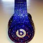 Beats Studio Over Ear Headphones made with Blue Iridescent Swarovski Elements