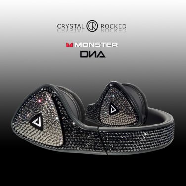 Monster DNA Over Ear Headphones made with Swarovski Elements
