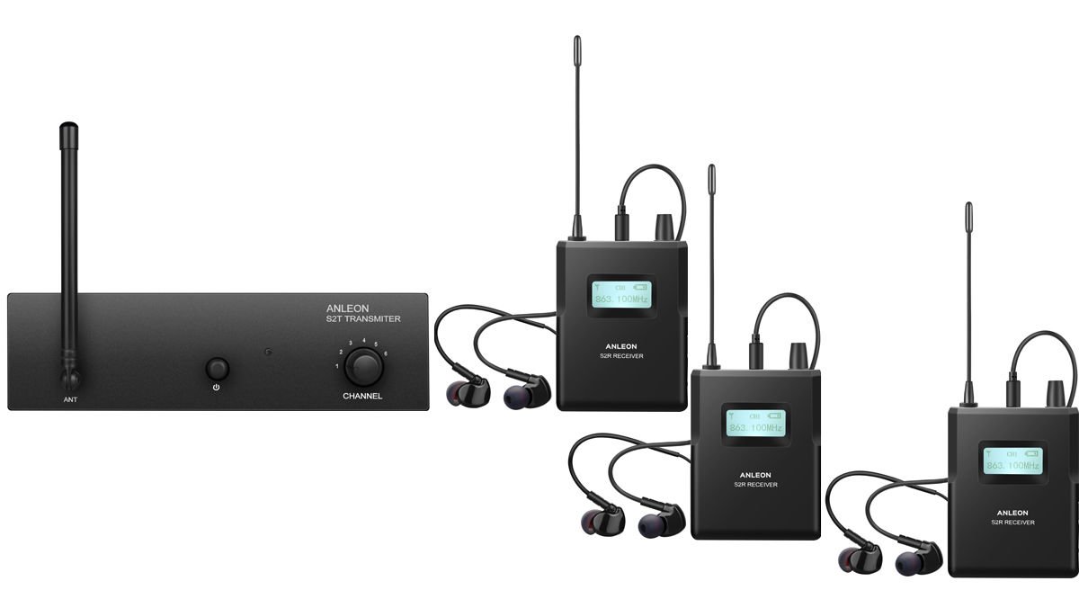 ANLEON S2 UHF InEar Monitor System 863865mhz with 3 Receivers