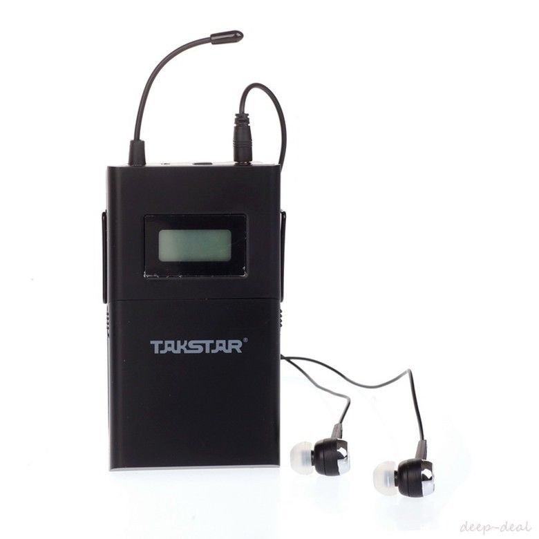 New In Ear Stage Wireless Monitor System UHF 780805MHz Adjustable