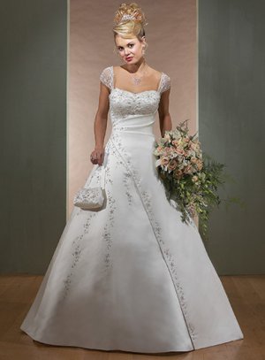 Custom made wedding dress