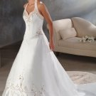 Custom made wedding dress