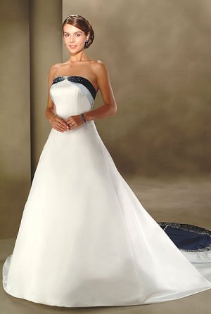 Custom made wedding dress