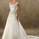 Custom made wedding dress