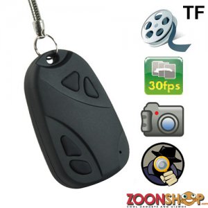 Mini Car Key Spy Camera, With USB, up to 8GB