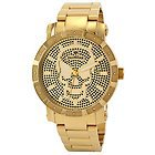 Just Bling Men's JB-8100 E-Skull Diamond Watch