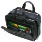 Leather laptop carry case